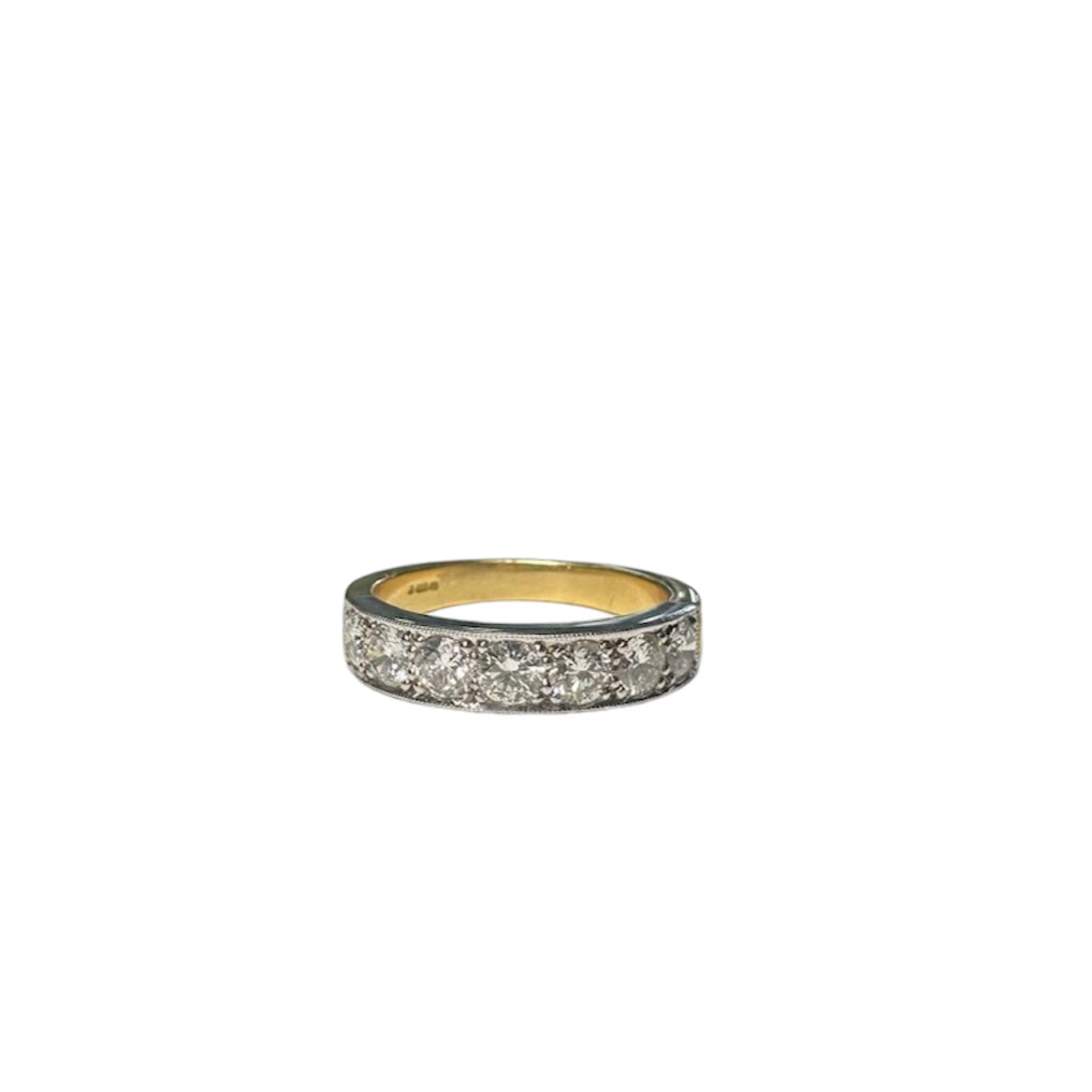 7 Stone Diamond 1/2 Eternity Ring