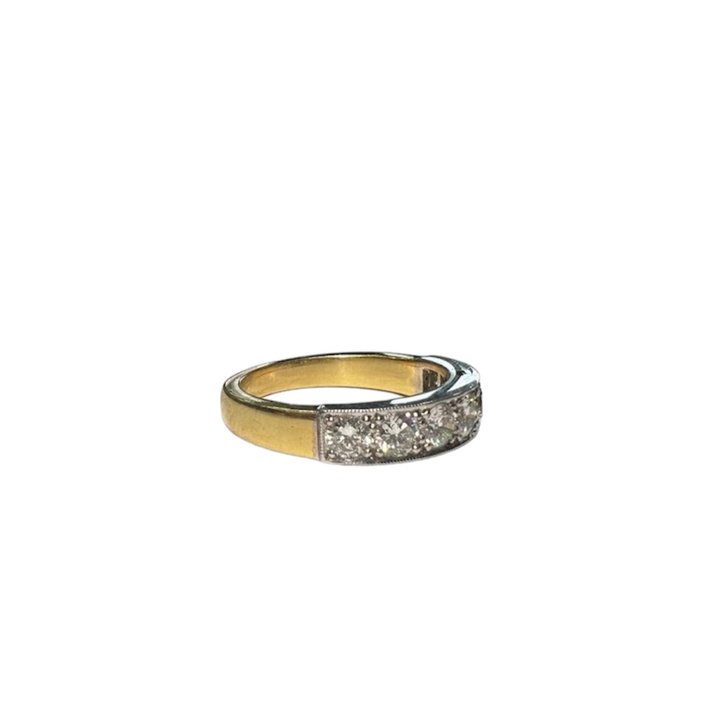 7 Stone Diamond 1/2 Eternity Ring